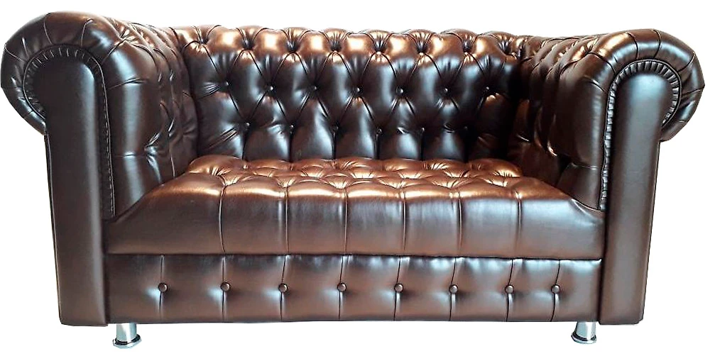 Прямой диван Честер-2 Браун