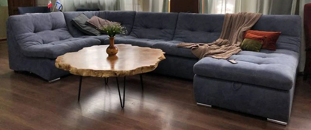 Угловой диван с канапе Губернатор Дизайн-1