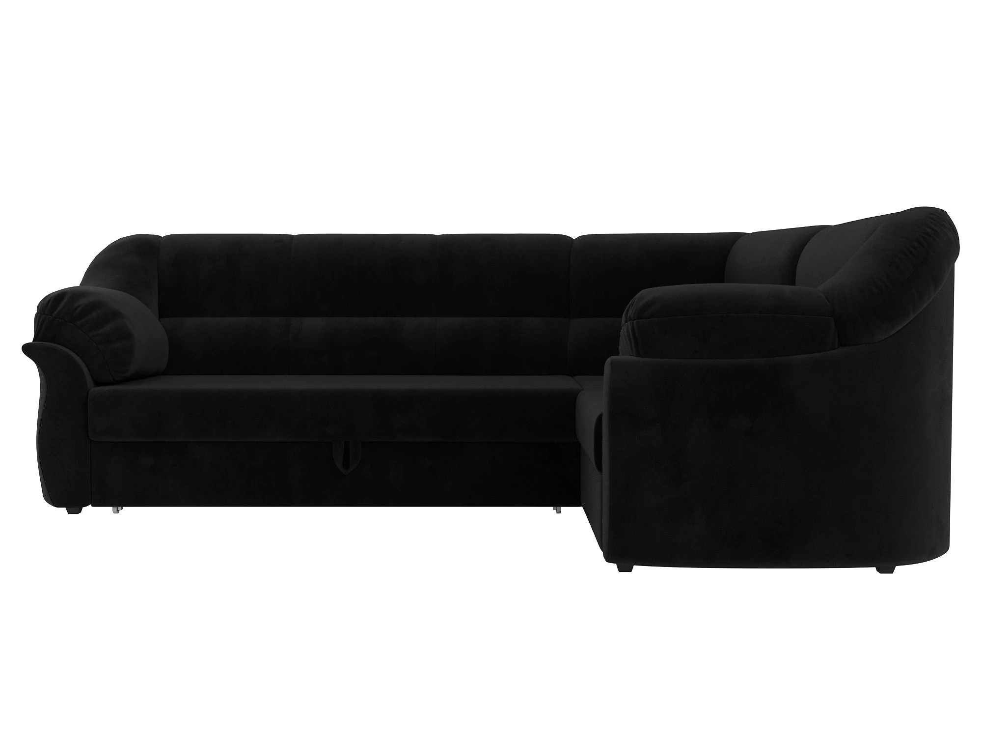 Угловой диван из ткани антикоготь Карнелла Плюш Дизайн 19