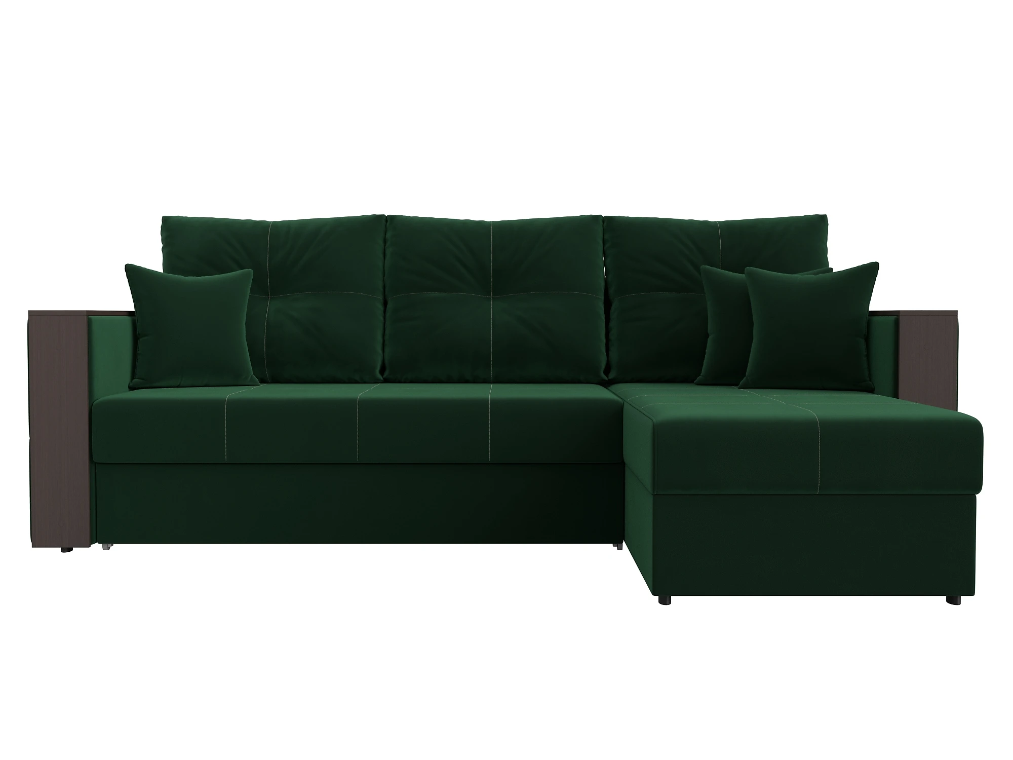 Угловой диван из ткани антикоготь Валенсия Плюш Дизайн 4