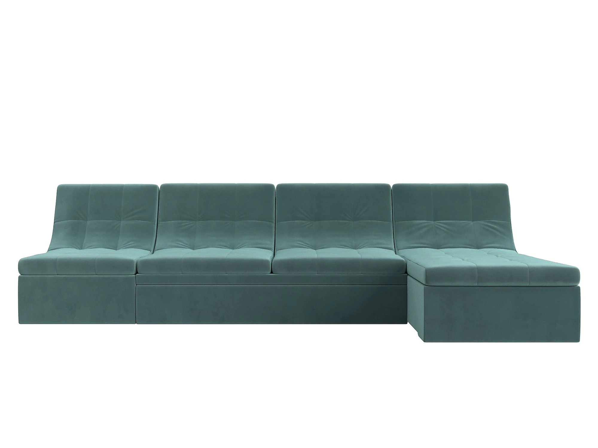 Угловой диван из ткани антикоготь Холидей Плюш Дизайн 2