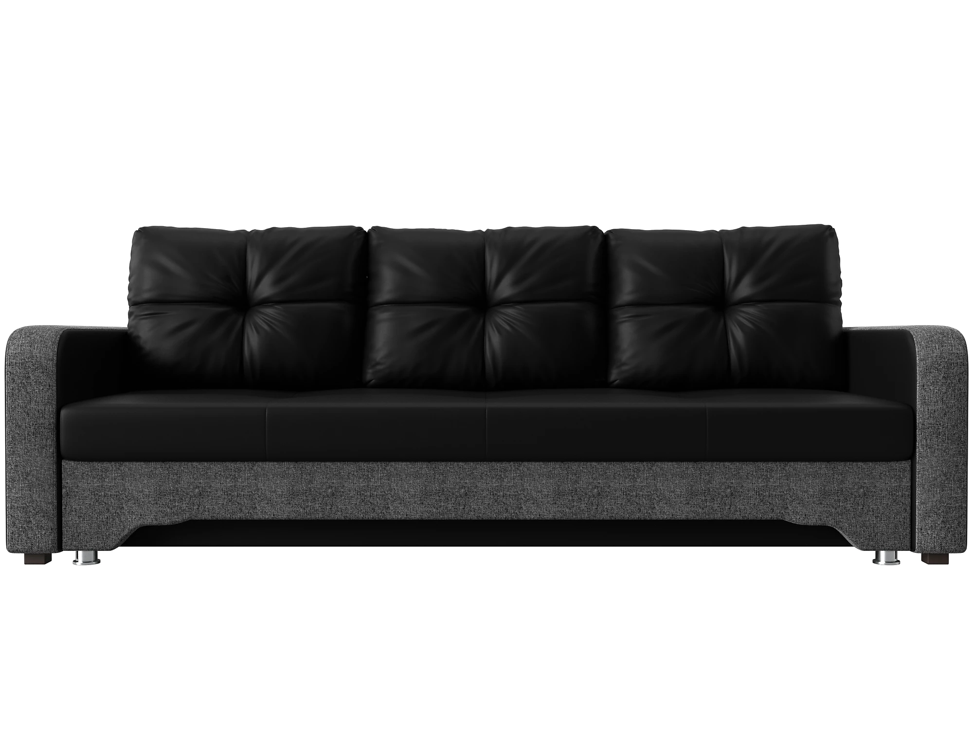 Прямой кожаный диван Ник-3 Дизайн 33