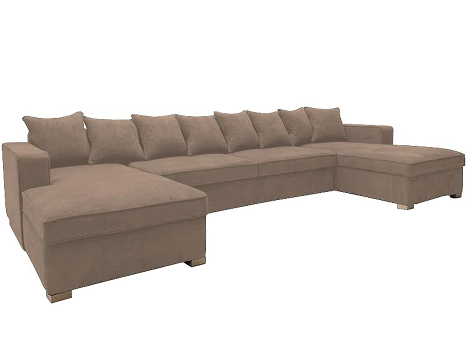  угловой диван с оттоманкой Pillopipe-П Дизайн 1