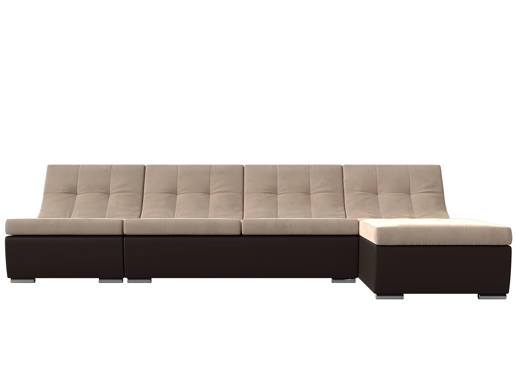 Угловой диван из ткани антикоготь Монреаль Плюш Серия