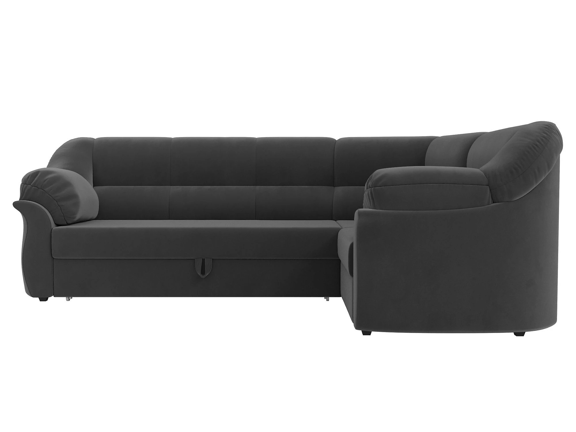 Угловой диван из ткани антикоготь Карнелла Плюш Дизайн 25