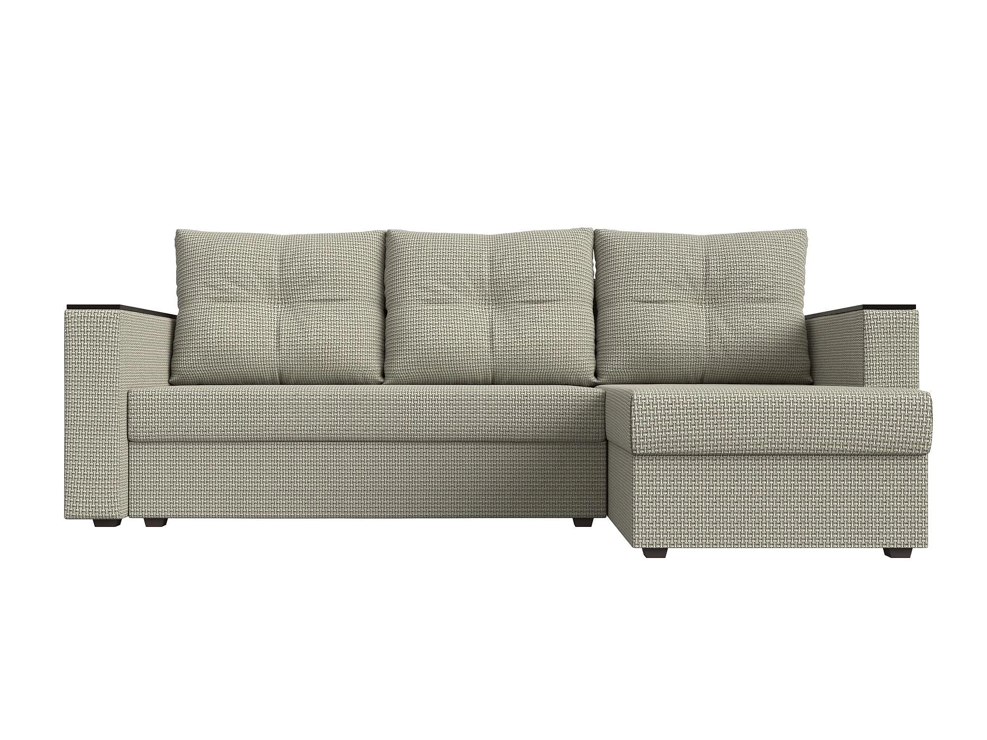 Угловой диван с правым углом Атланта Лайт без стола Дизайн 10