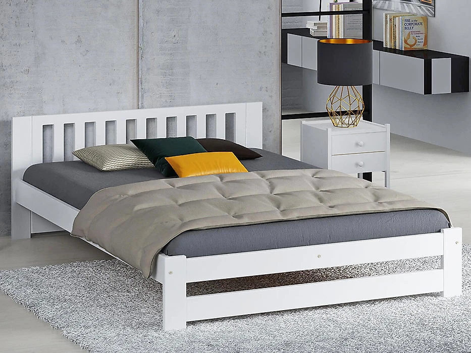кровать полуторка Цюрих-2 140х200 с матрасом