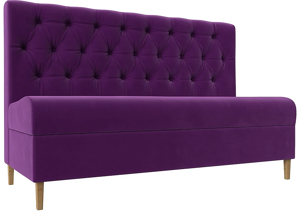 небольшой диван для кухни Бремен Плюш Фиолет