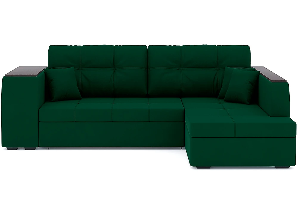 Угловой диван из ткани антикоготь Брюссель Плюш Дизайн 10