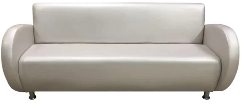 Бежевый диван Классик-3 с подлокотниками Дизайн 1