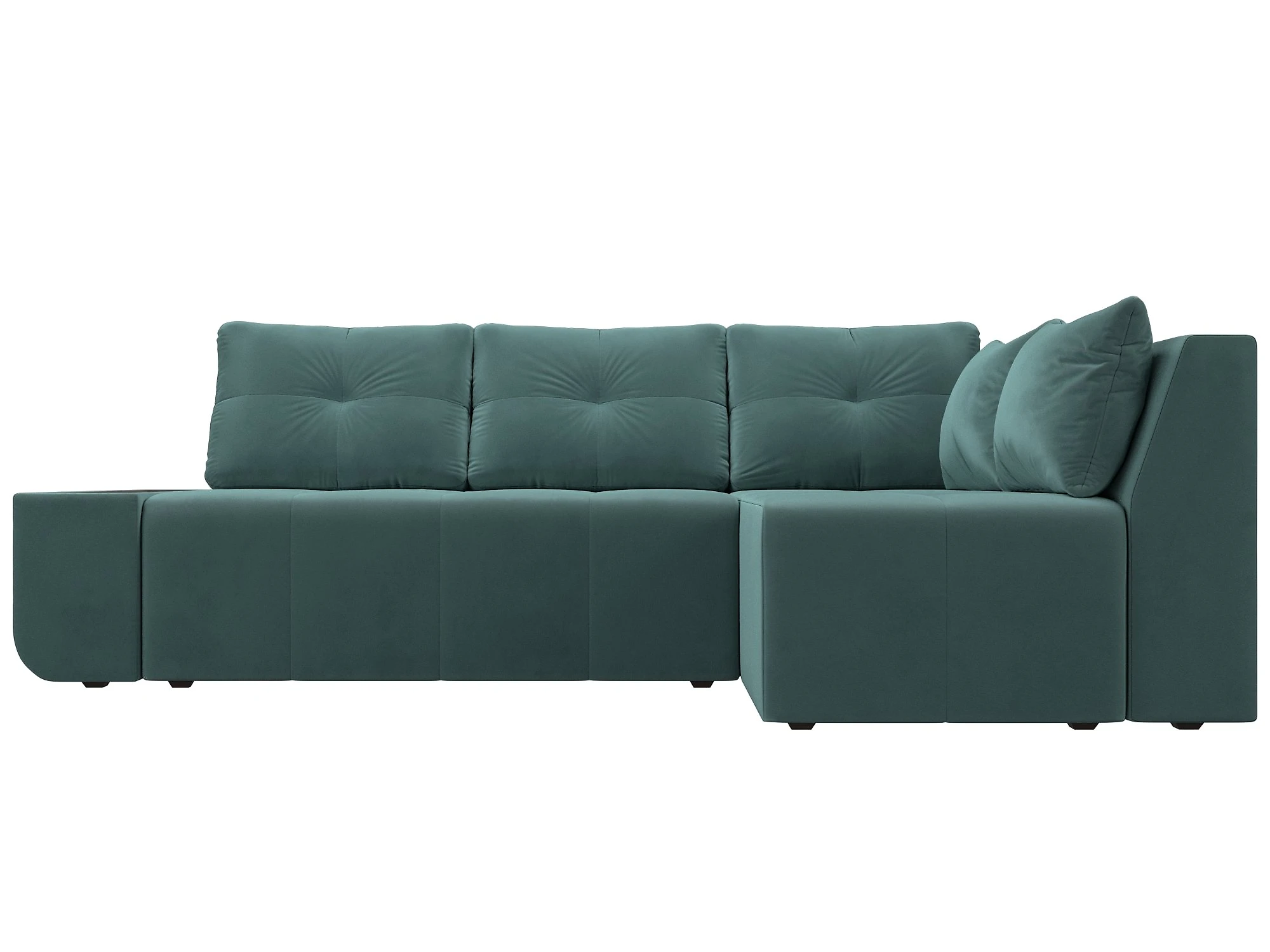 Угловой диван из ткани антикоготь Амадэус Плюш Дизайн 1