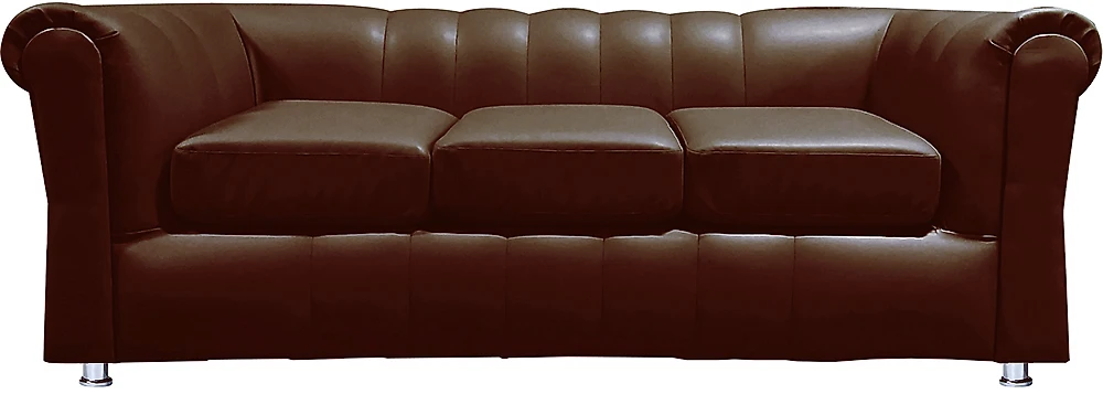 Прямой диван Брайтон-3 (Честер-3) Браун СПБ