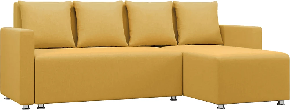 Угловой диван с независимым пружинным блоком Каир с подлокотниками Дизайн 4