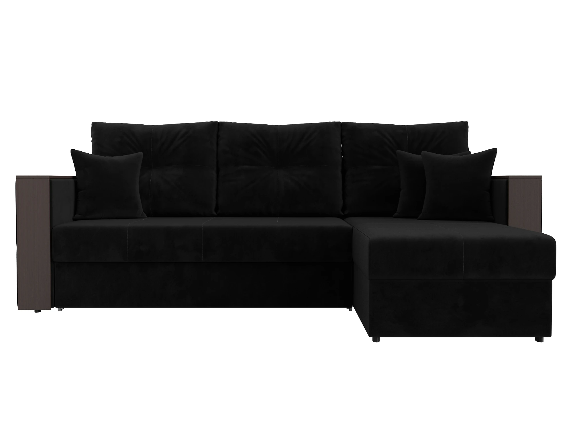 Угловой диван из ткани антикоготь Валенсия Плюш Дизайн 8