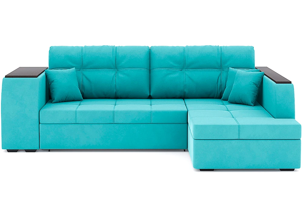 Угловой диван из ткани антикоготь Брюссель Плюш Дизайн 1