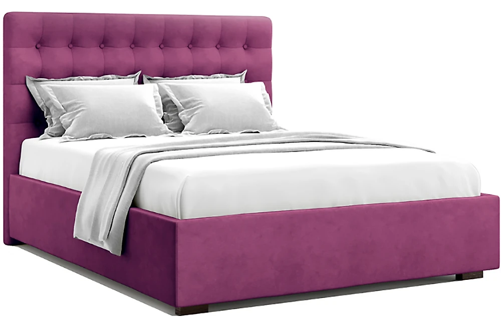 Современная двуспальная кровать Брайерс (Эмбер) Фиолет
