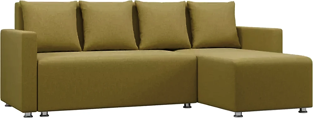  угловой диван из рогожки Каир с подлокотниками Дизайн 3