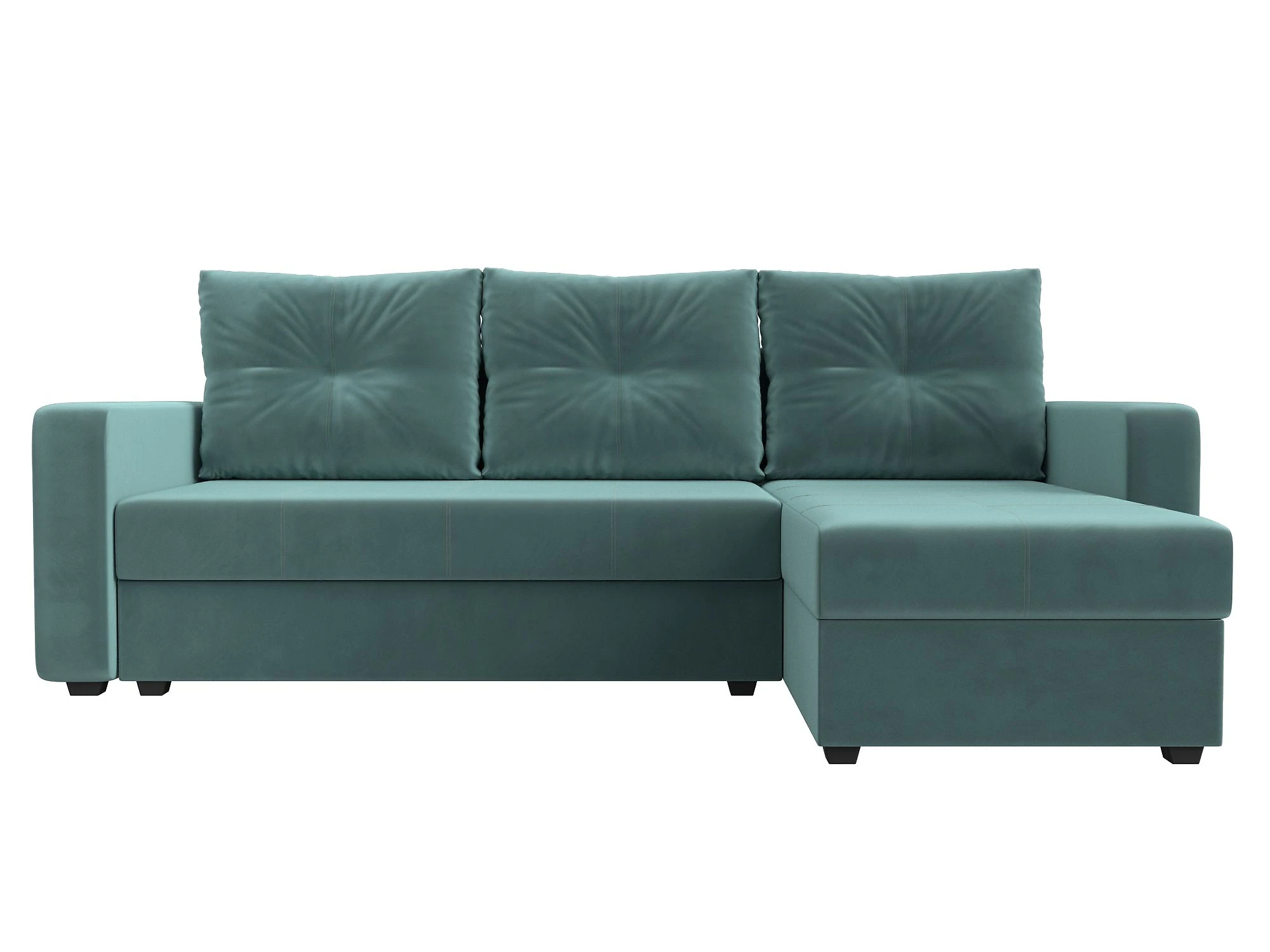 Угловой диван из ткани антикоготь Ливерпуль Лайт Плюш Дизайн 2