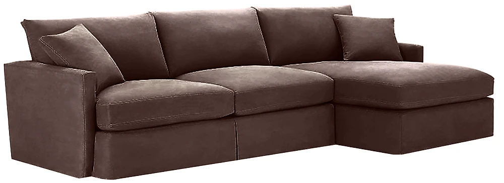 Угловой диван с канапе Марсия Браун
