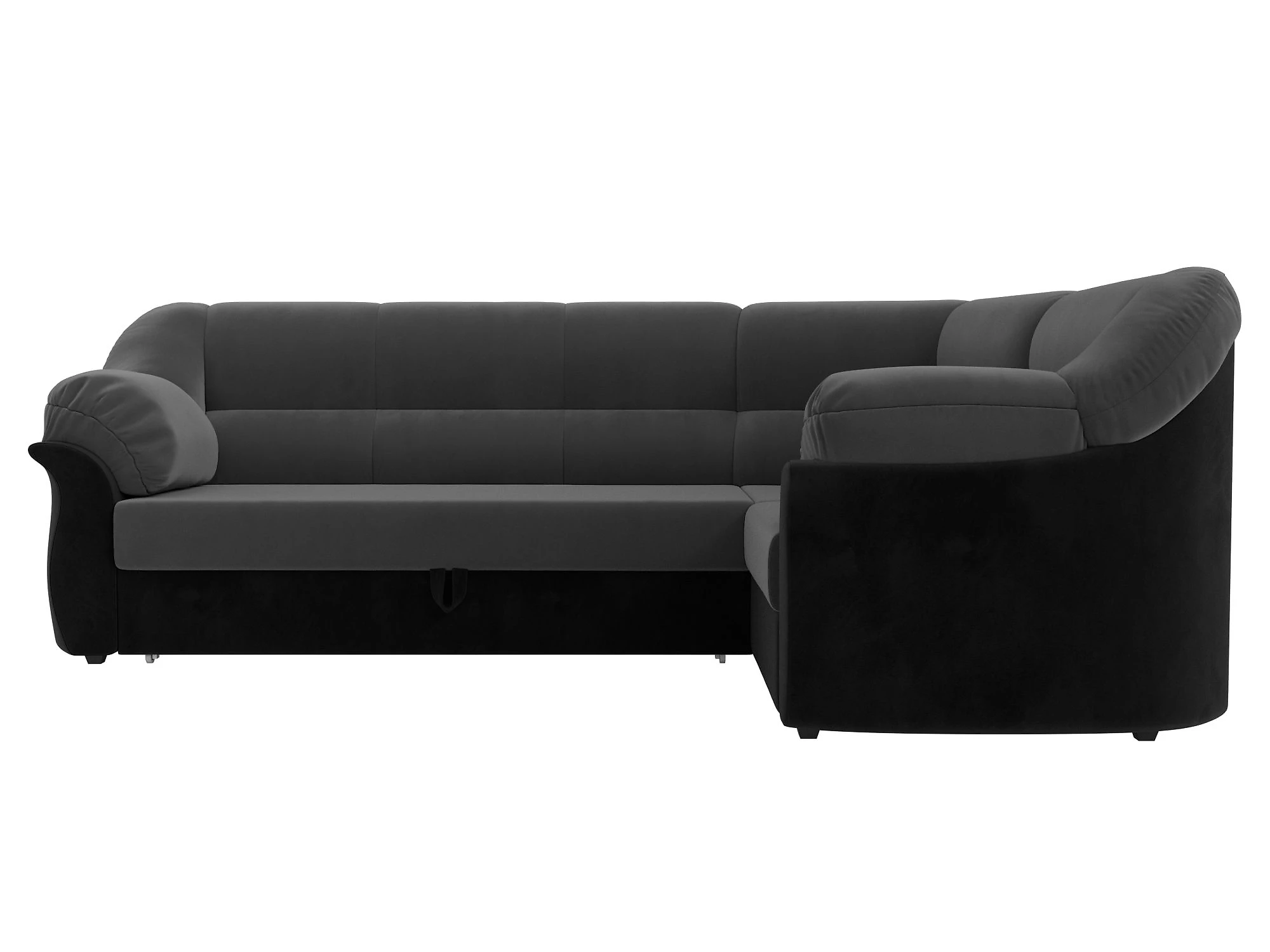 Угловой диван из ткани антикоготь Карнелла Плюш Дизайн 18