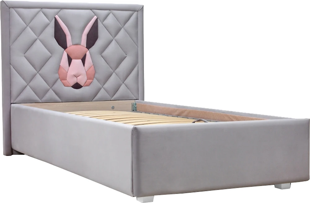 Кровать односпальная с ортопедическим матрасом Геометрия Hare Дизайн-2
