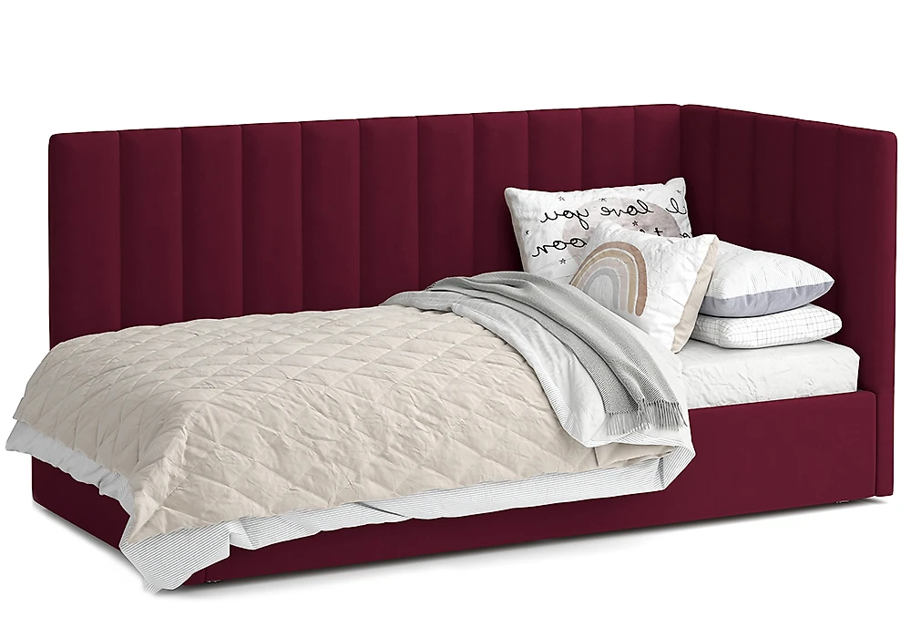Кровать с мягкой спинкой Тиволи Дизайн-3