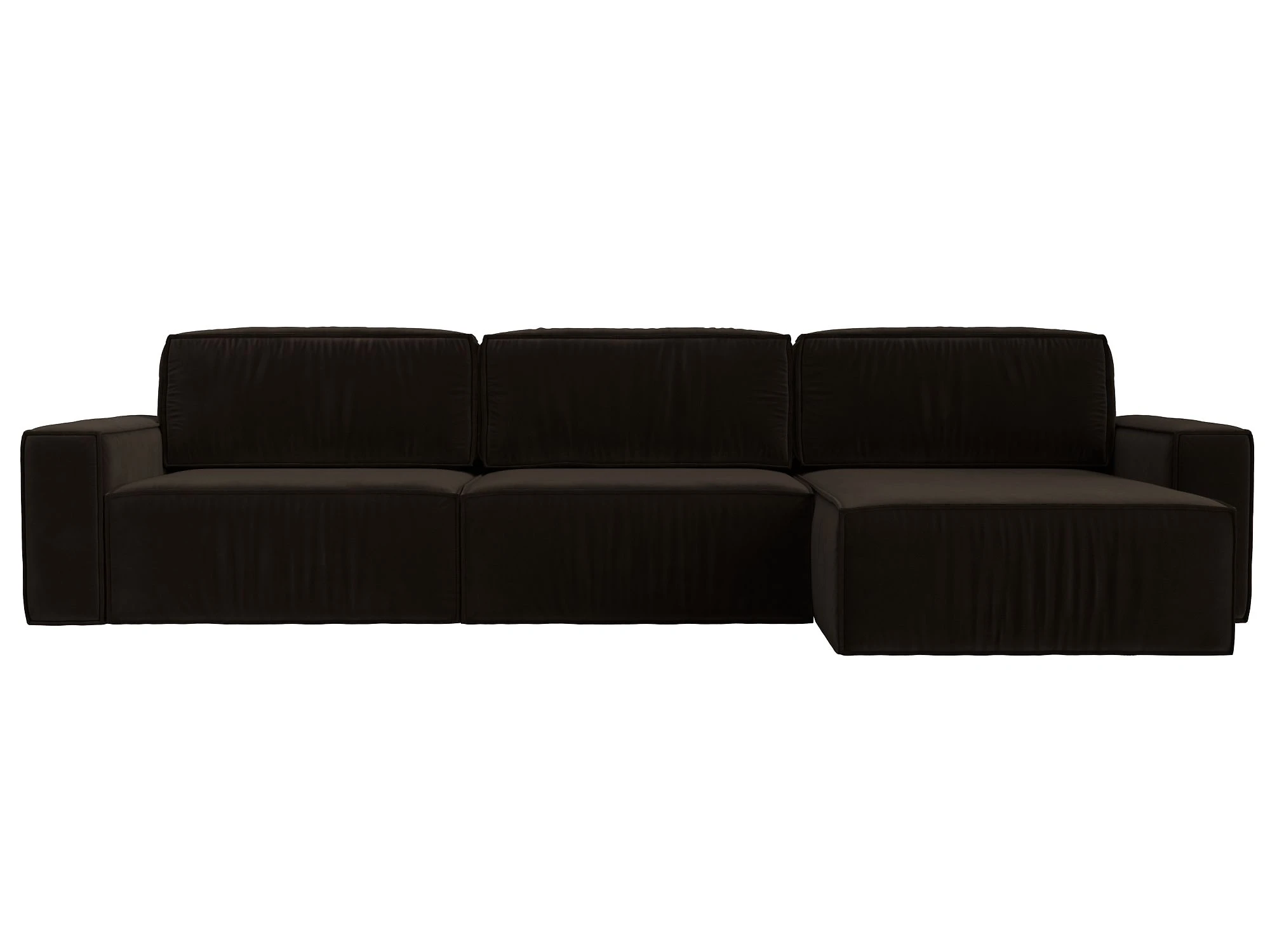 Угловой диван с подушками Прага Классик лонг Дизайн 6