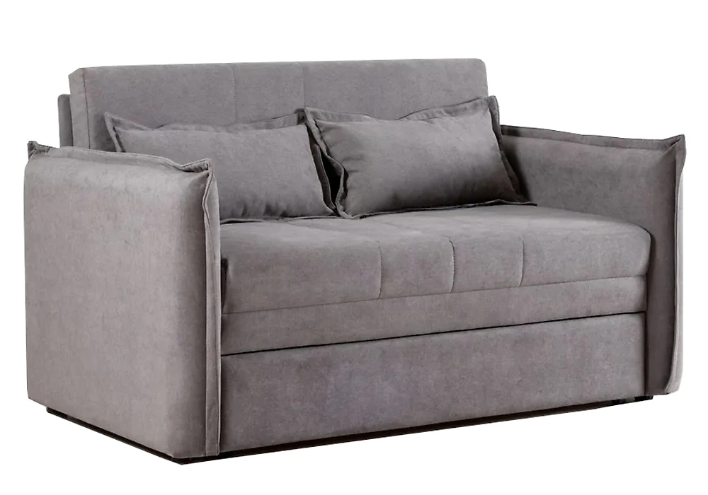 Прямой диван серого цвета Смайл Дизайн 1