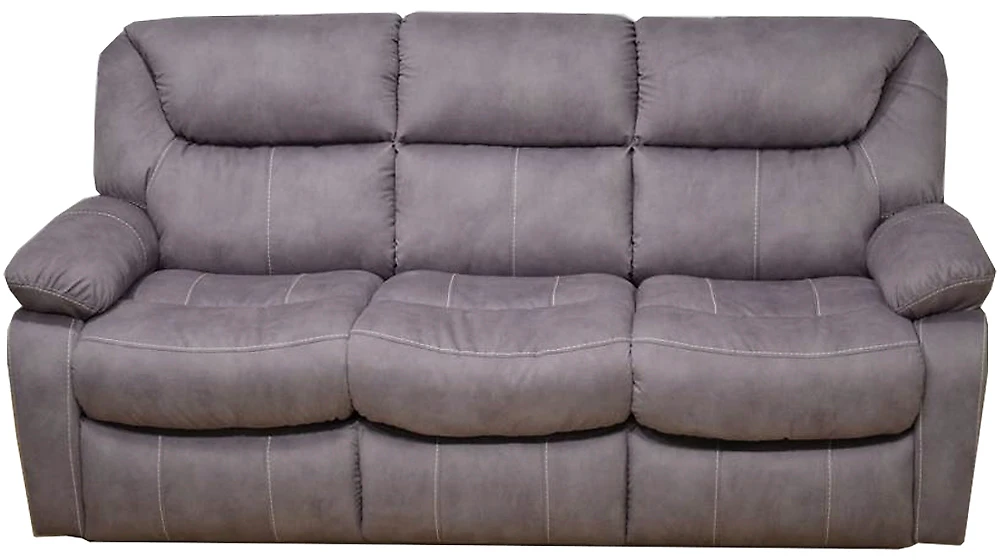 диван из кожи Кливия 3-х местный кожаный