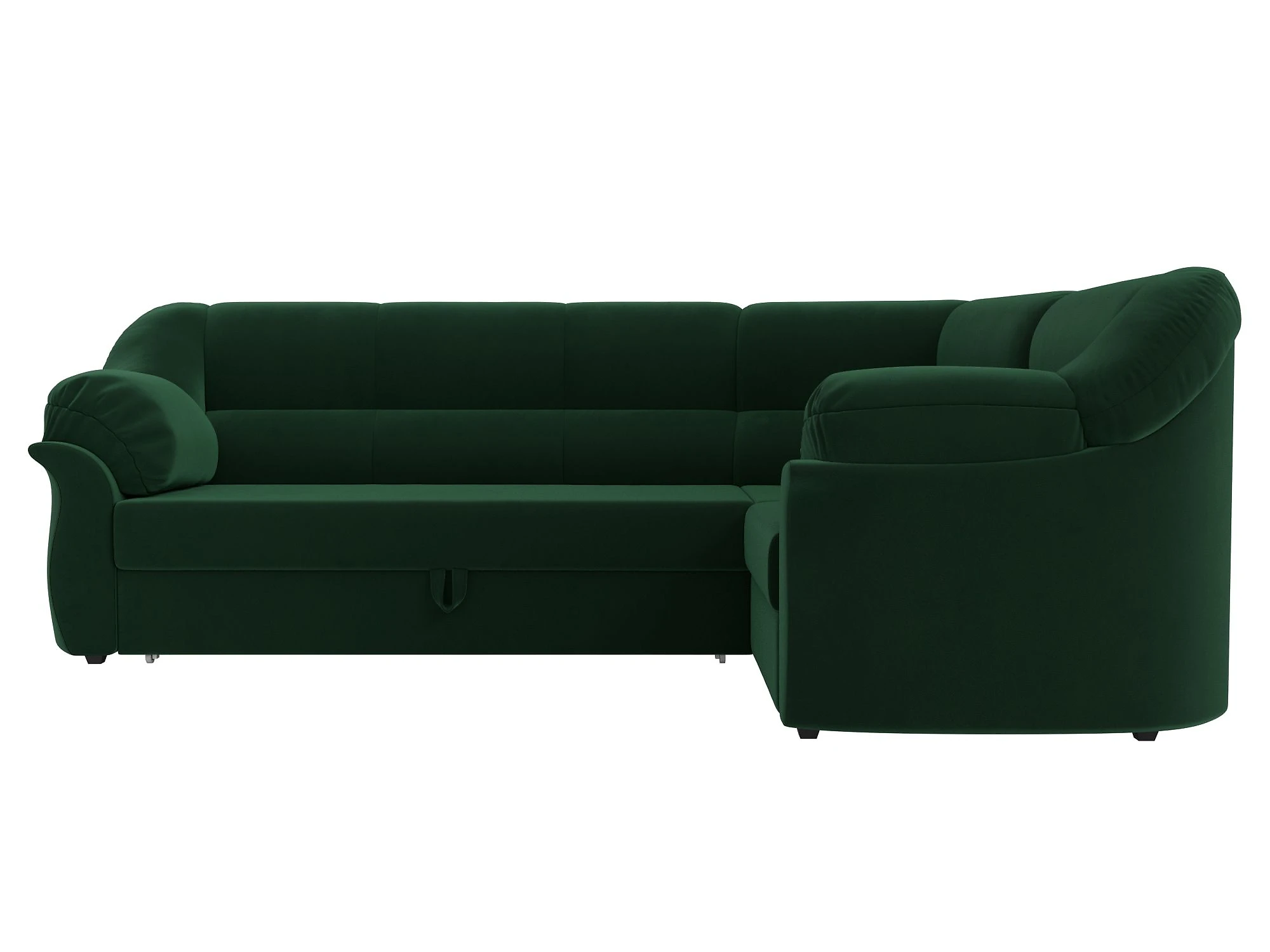 Угловой диван из ткани антикоготь Карнелла Плюш Дизайн 23