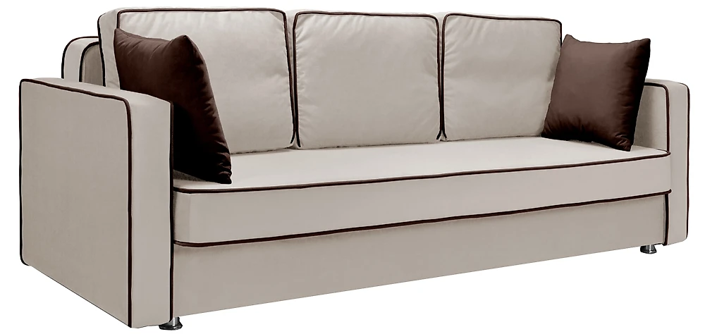 Бежевый прямой диван Мекан Дизайн 3