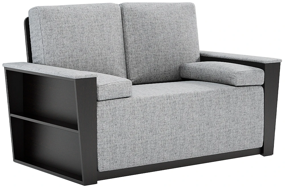 Прямой диван серого цвета Бруно 2