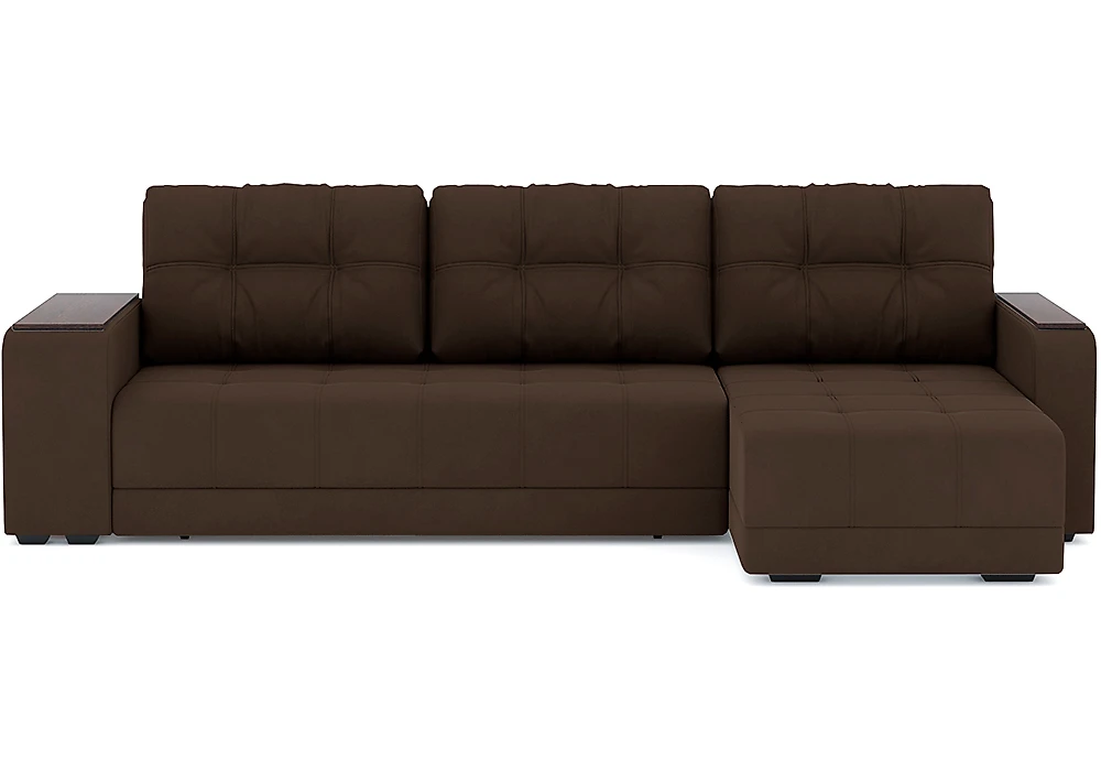 Угловой диван из ткани антикоготь Милан Велюр Дизайн 1