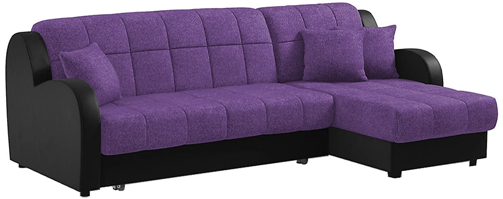  двуспальный диван аккордеон Барон Плюш Фиолет