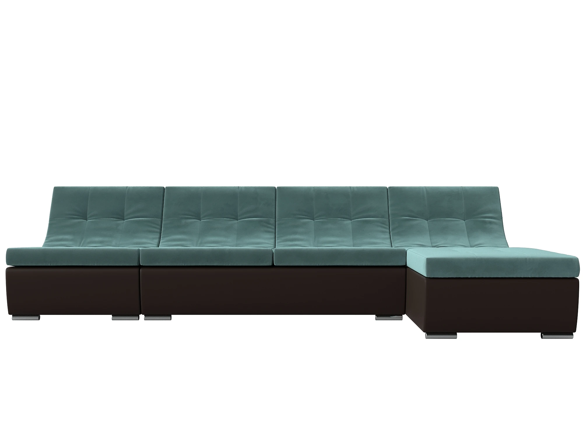 Угловой диван из ткани антикоготь Монреаль Плюш Дизайн 3