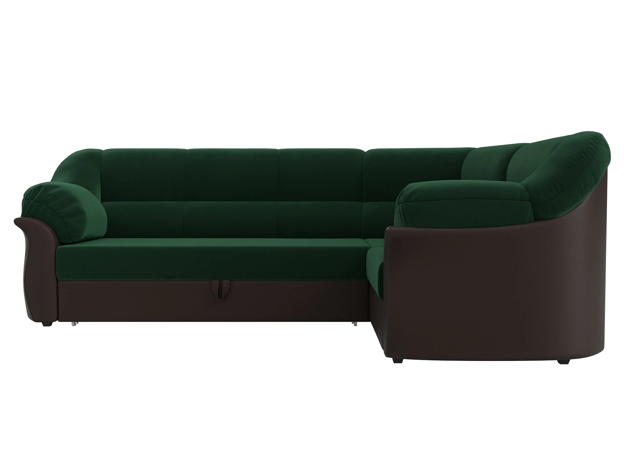 Угловой диван из ткани антикоготь Карнелла Плюш Дизайн 13