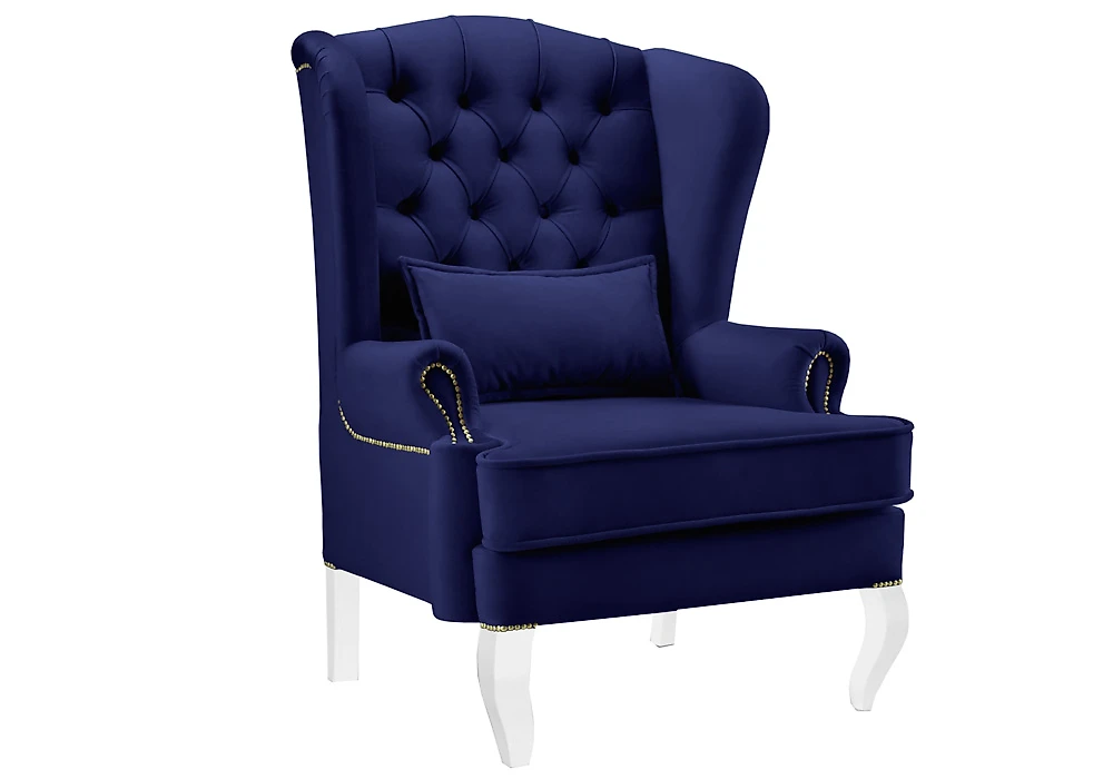 Кресло в классическом стиле Лорд Плюш Блу