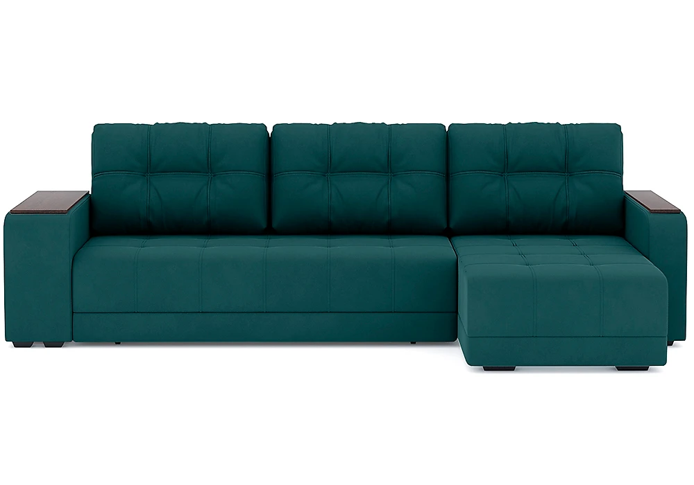 Угловой диван из ткани антикоготь Милан Велюр Дизайн 3