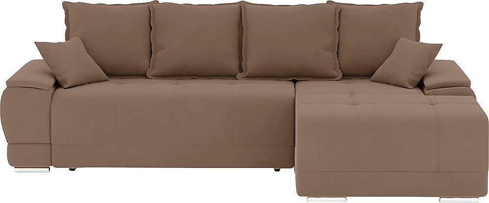 Угловой диван из ткани антикоготь Nordviks Мини (Модерн) Плюш арт. 670549