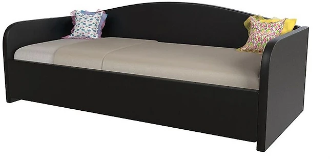 Кровать с двумя спинками Uno Блэк (Сонум)